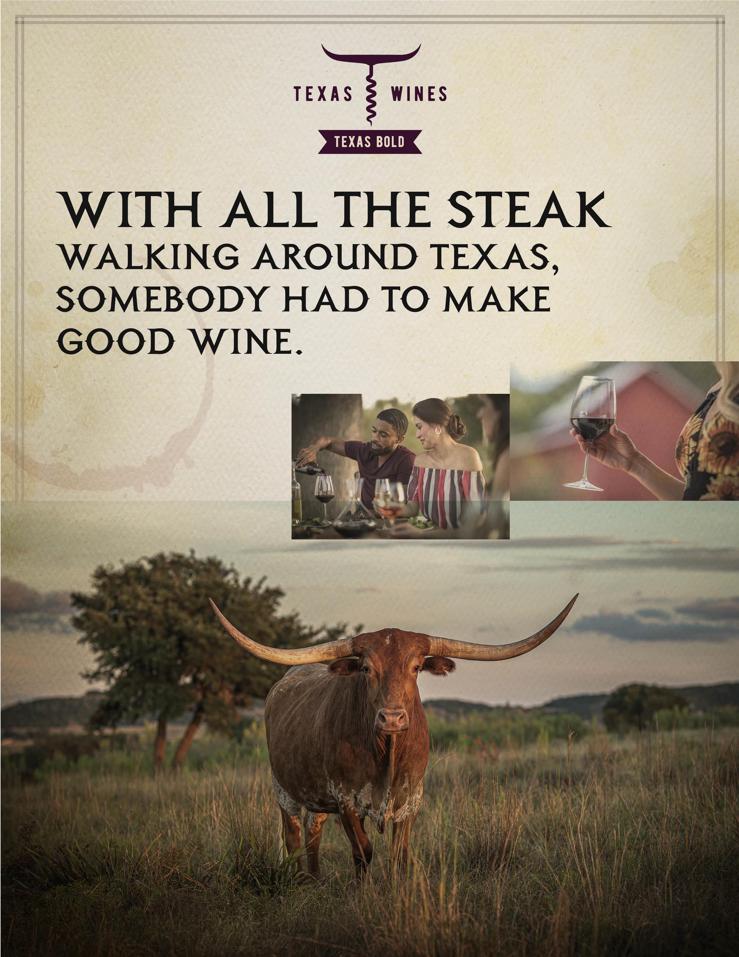 Texas Wines - Steak